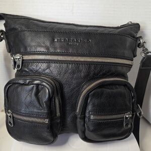 Liebeskind Berlin Anny Black Leather Crossbody Bag